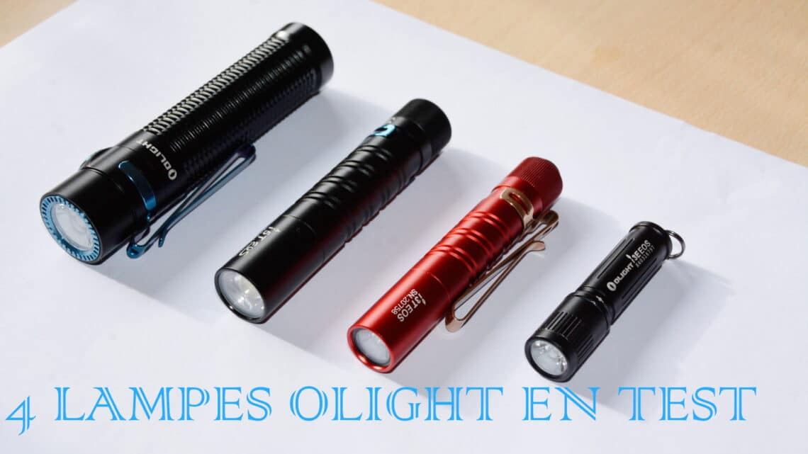 En test : 4 lampes de chez OLight